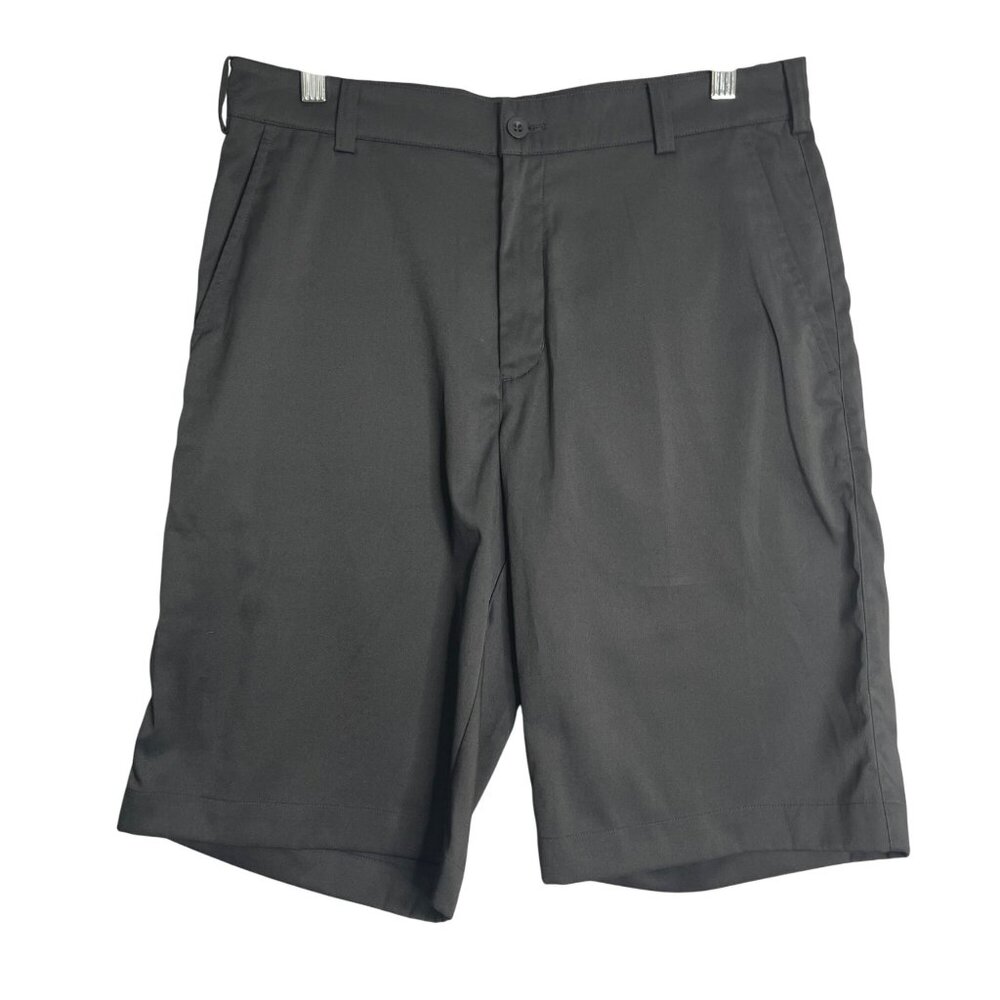 Nike Golf Shorts Mens 30 Black Tour Performance Dri Fit Flat Front Pockets